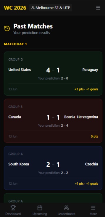 Track your result